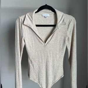 Gianni Bini Long sleeve bodysuit